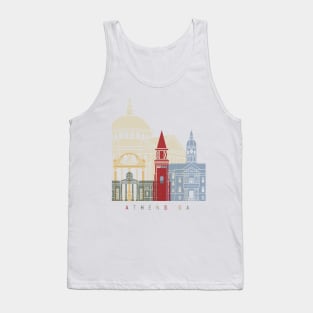 Athens GA skyline poster Tank Top